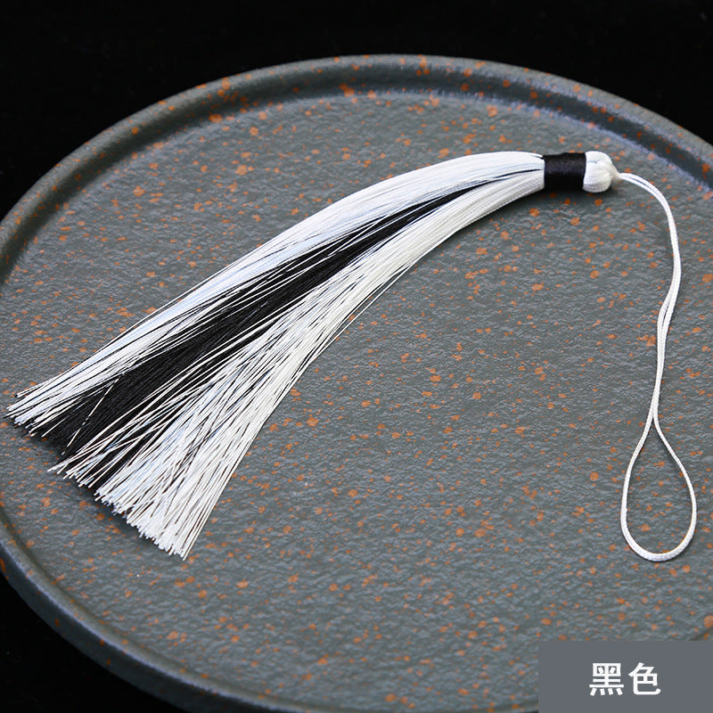 Wholesale Sandwich Two-color Tassel Pendant
