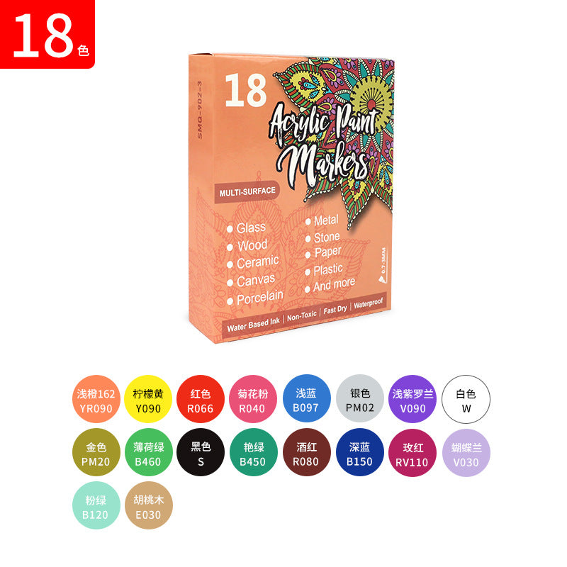 Wholesale Graffiti Diy Painting Nail Art Water-based Acrylic Pen