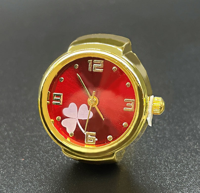 Wholesale [Ring watch] personalized men and women Mini couple quartz ring watch