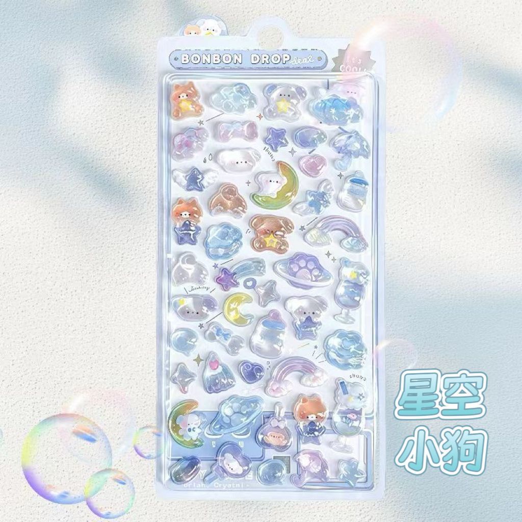 Wholesale Ocean Planet Cartoon Cute Animal 3D Stickers OLY Exclusive