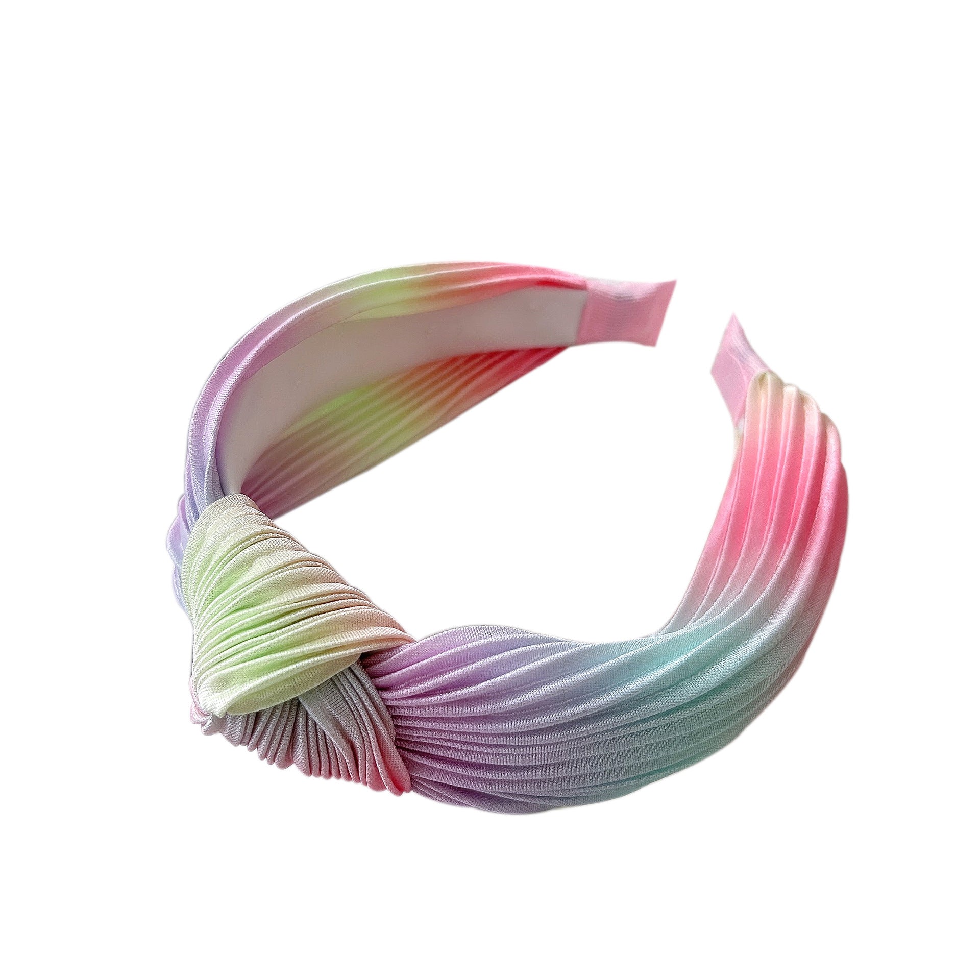 Wholesale Tie Dye Wide Edge Pressed Polyester Headband