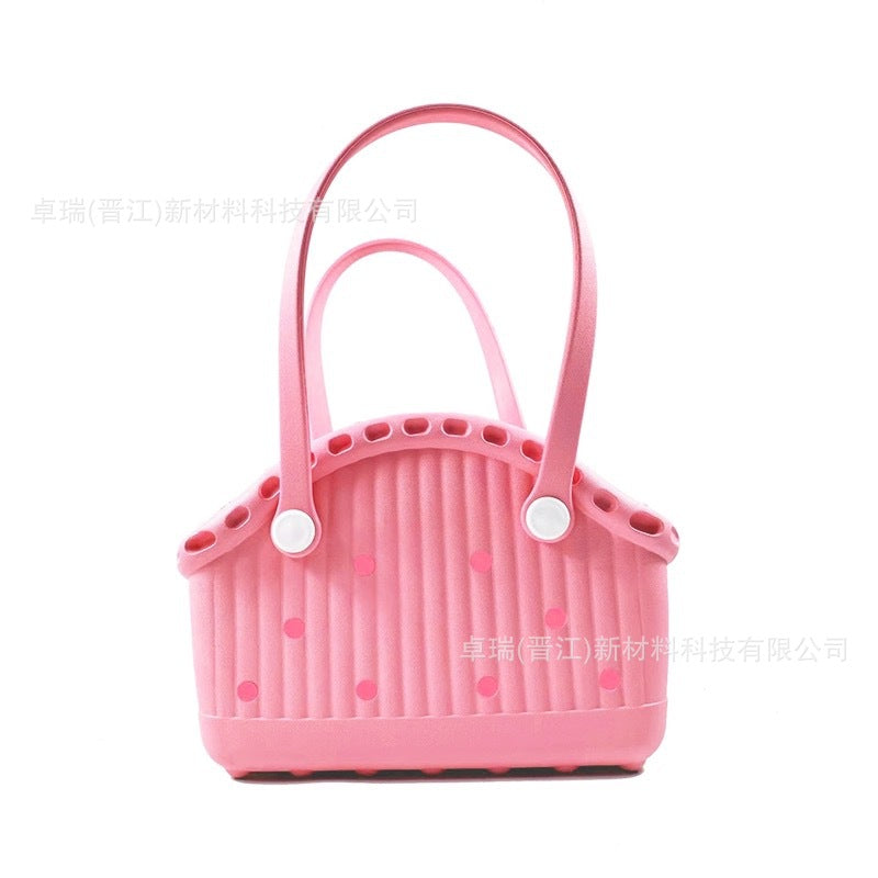 Wholesale Hot Selling EVA Beach Bag Outdoor Portable Ultra-light Handbag