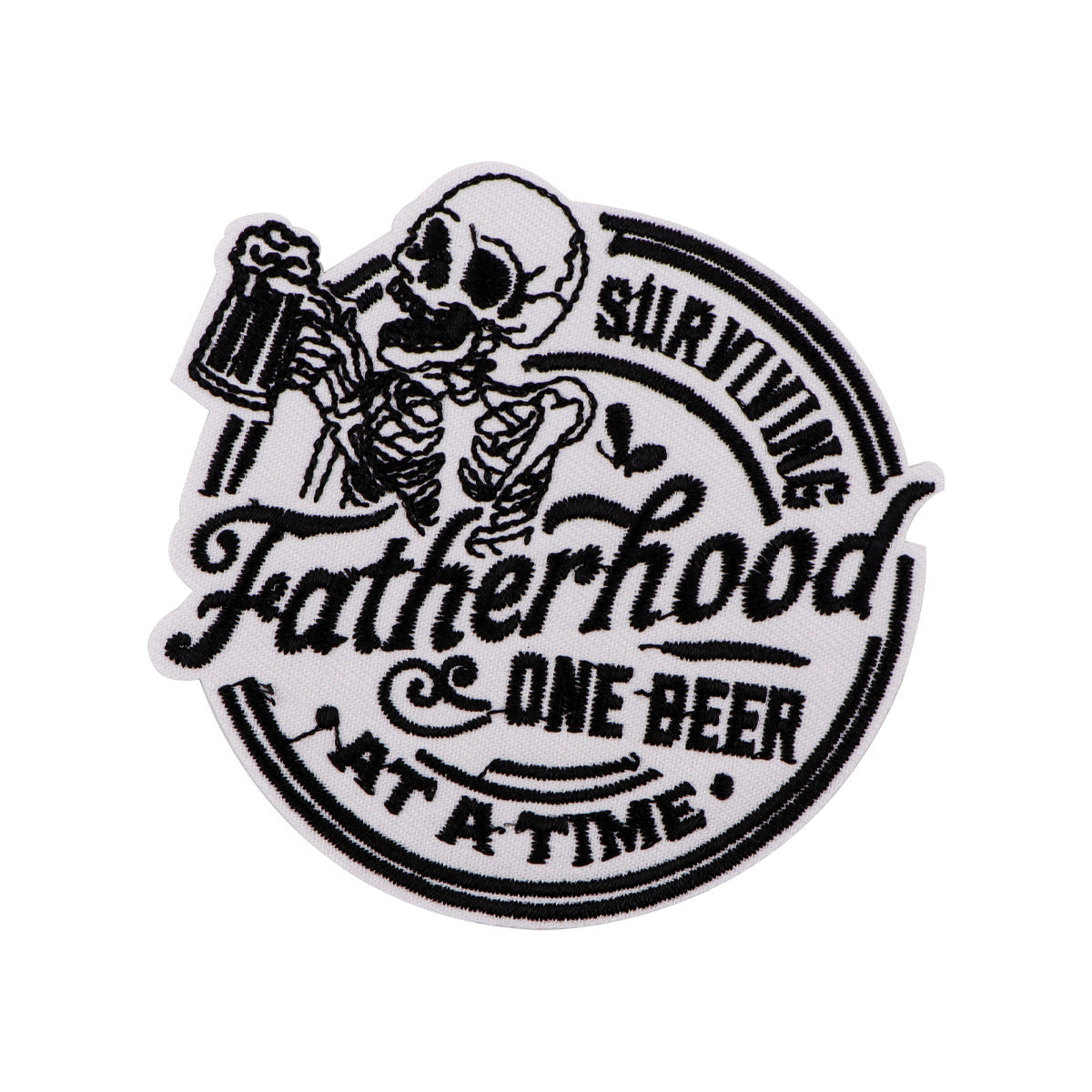 Wholesale 5pcs Horror Skull  Cartoon Embroidery Cloth Sticker Patch