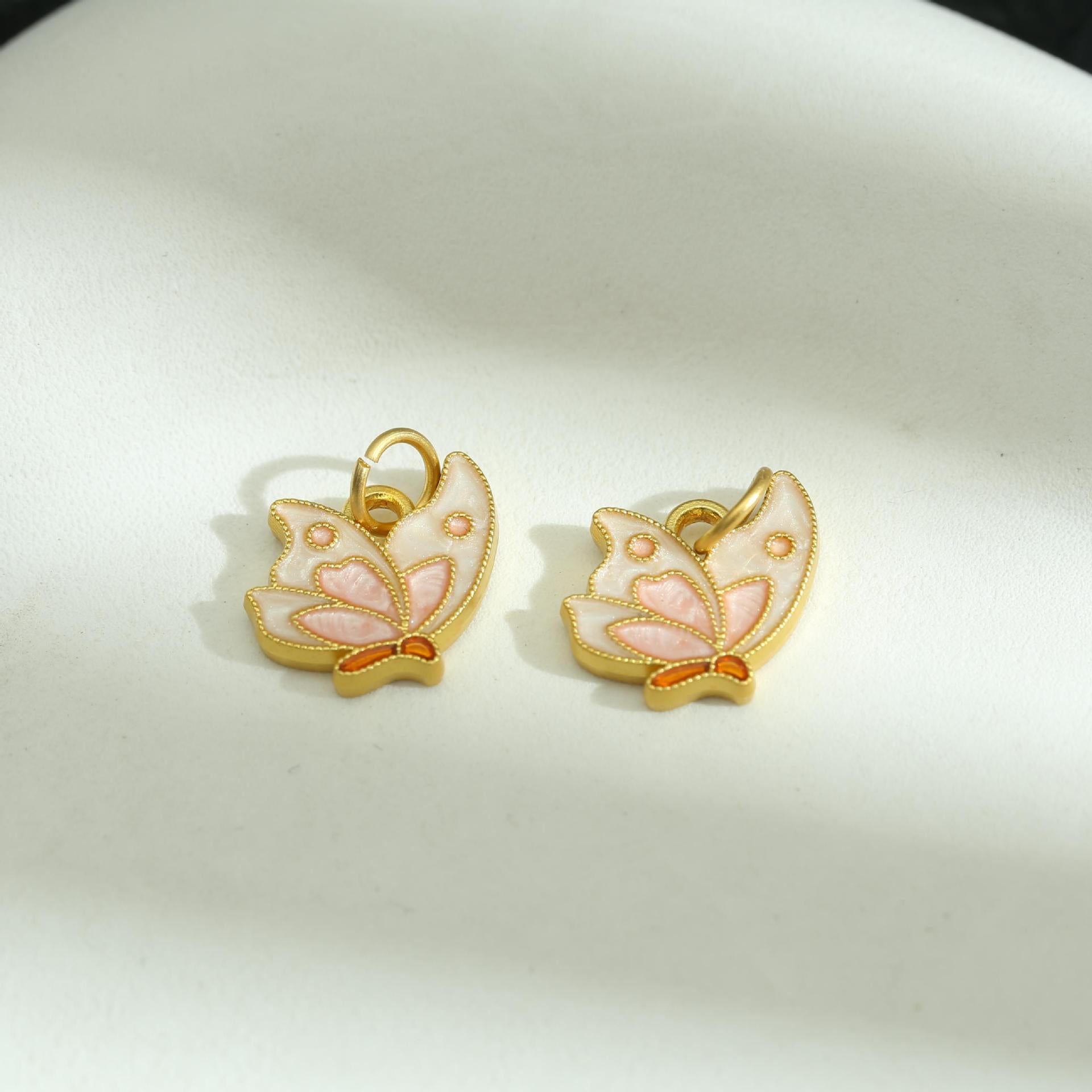 Wholesale Lily Flower Butterfly Cartoon Pendant