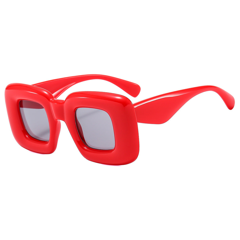 Wholesale New Large Square Frame PC Sunglasses
