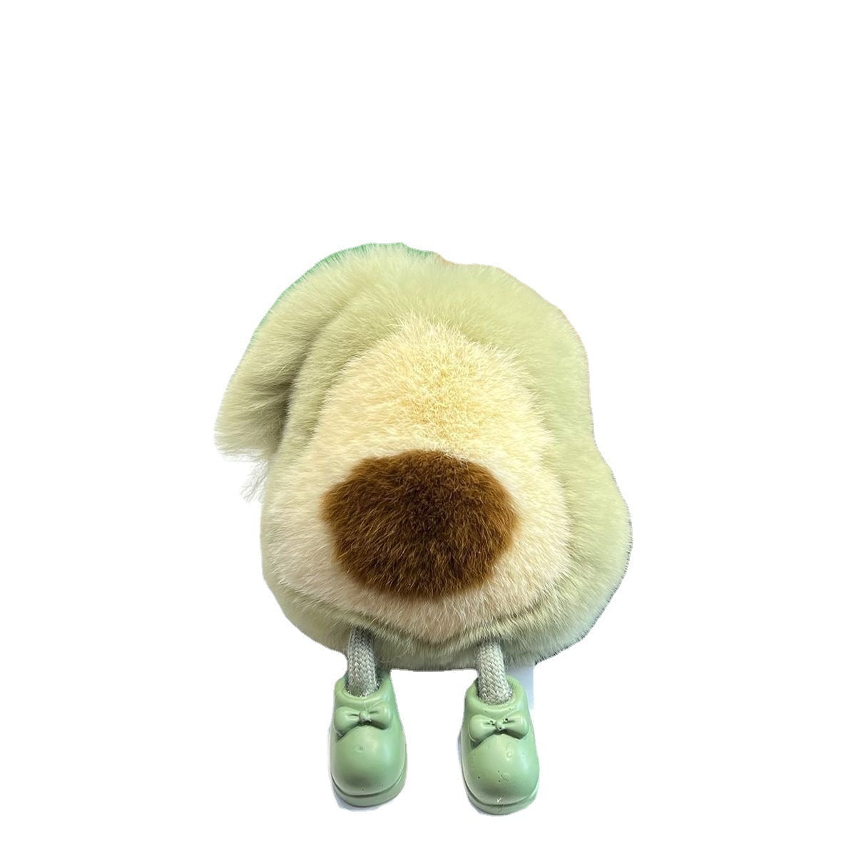 Wholesale Wholesale eco-friendly plush pendant avocado cute school bag keychain