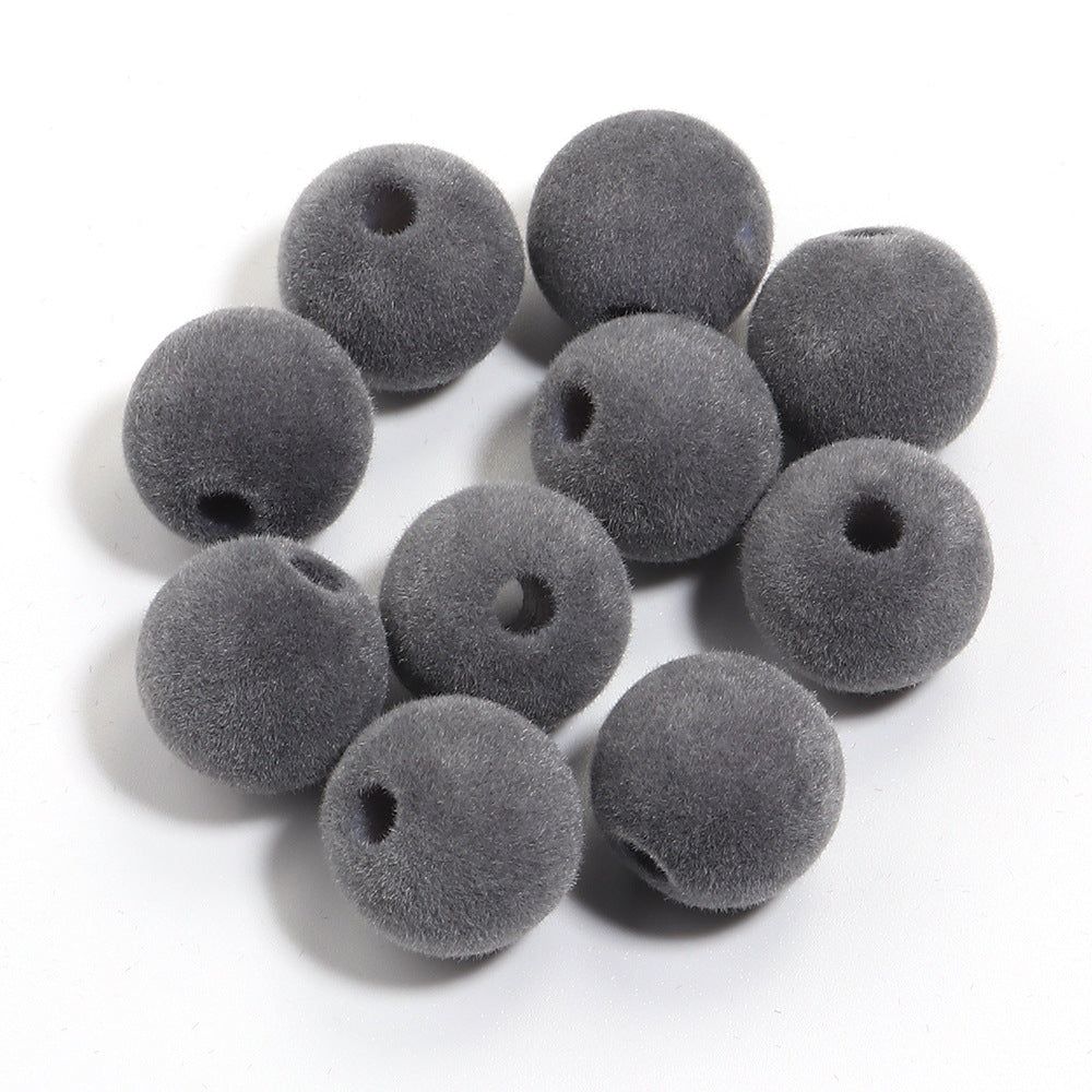 Wholesale 10pcs Acrylic  Series Peach Heart Large Hole Beads