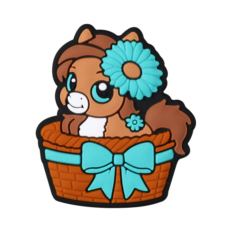 Wholesale 20pcs/pack Animal silicone beads cartoon DIY beads