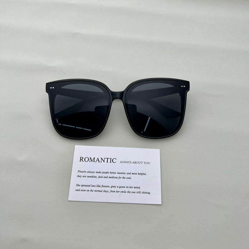 Wholesale Large frame square sunglasses for men and women with UV protection