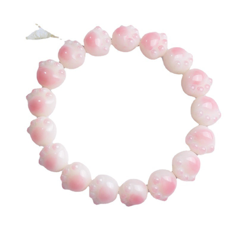 Wholesale Bodhi Root Gradient Cat Claw Buddha Beads Resin Bracelet