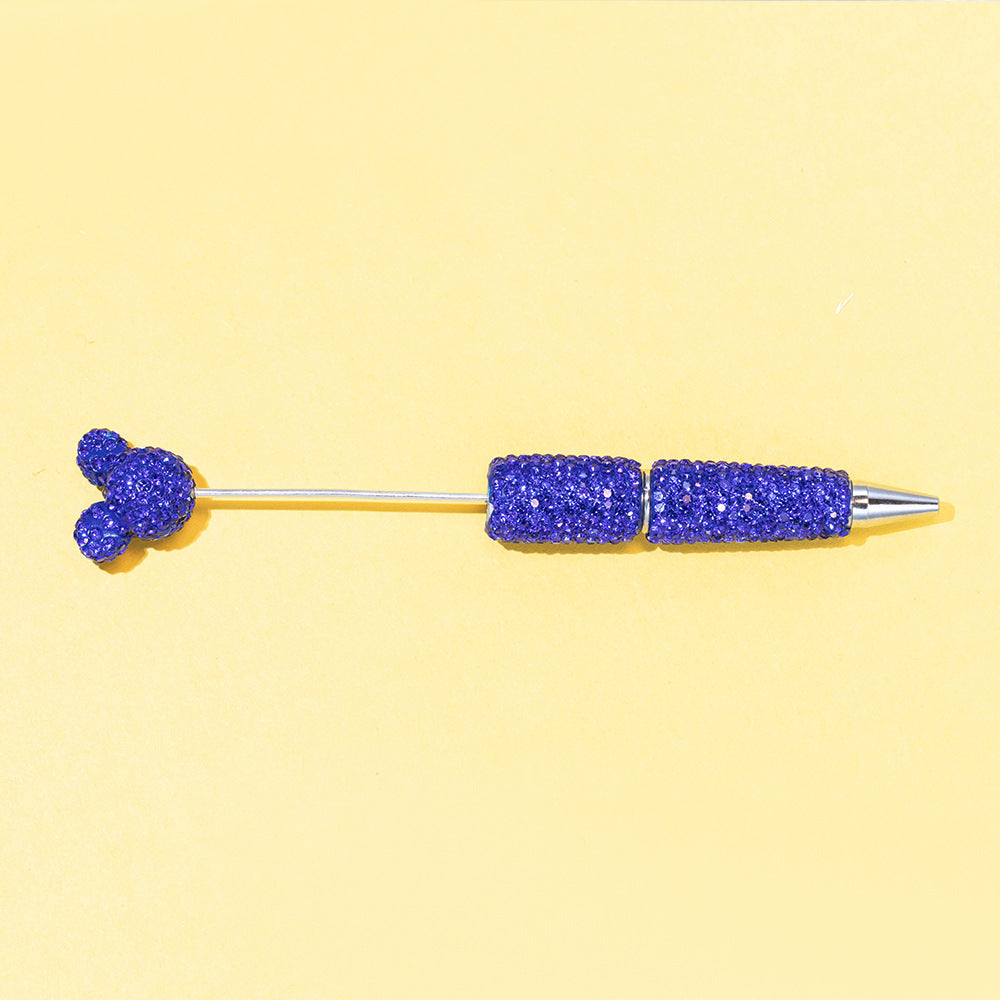 Wholesale Full Diamond Fancy  Beaded  Pens DIY Beadable