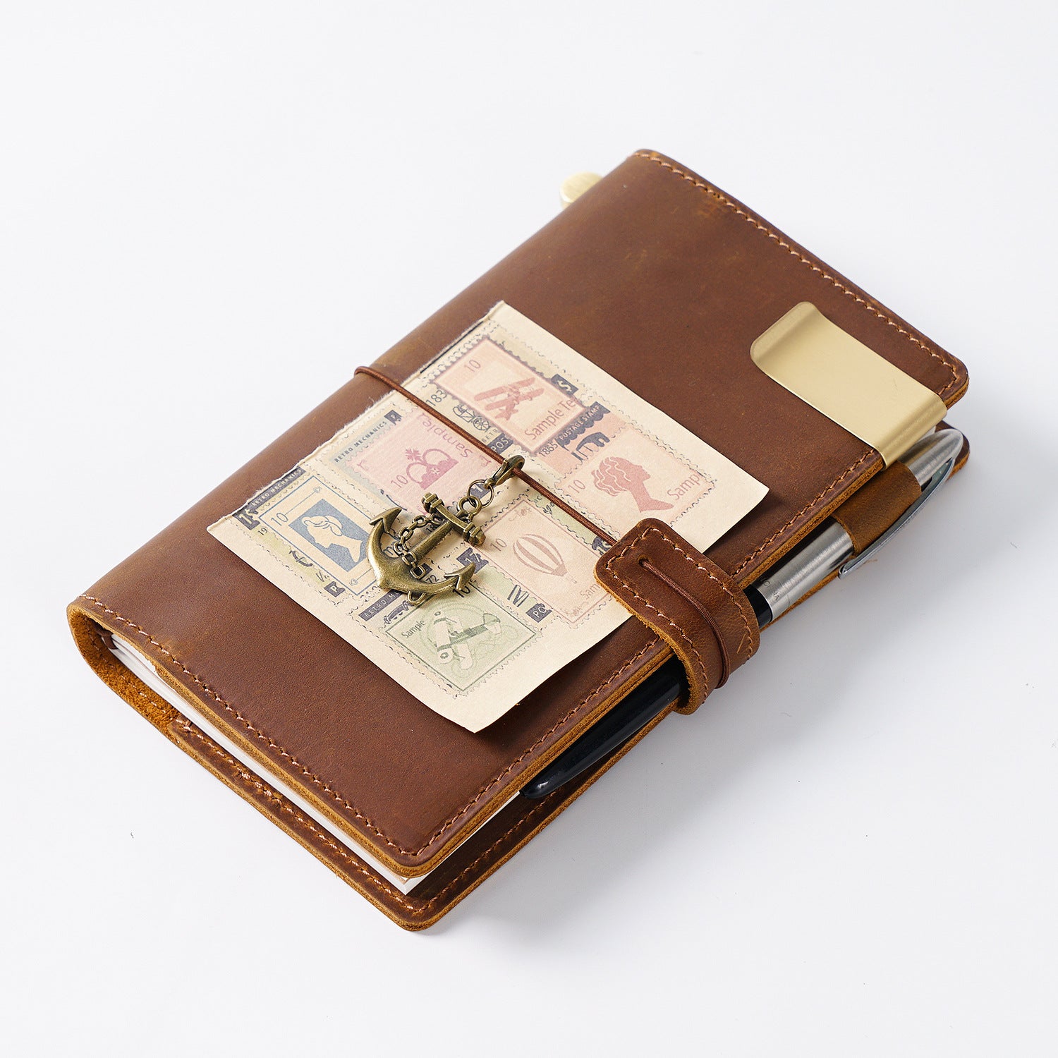 Wholesale Cowhide Mini Notebook Creative Loose-leaf Multifunctional Retro Notebook