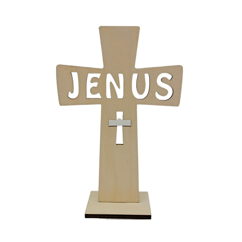 Wholesale of Wooden Cross Ornaments
