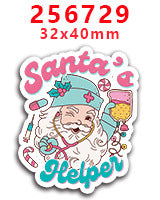 Wholesale Random 30pcs Pink Christmas Nurses' Day Acrylic Flatback