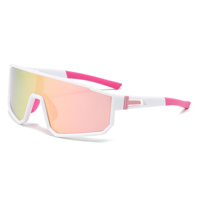Wholesale New fashion sports colorful one-piece sunglasses