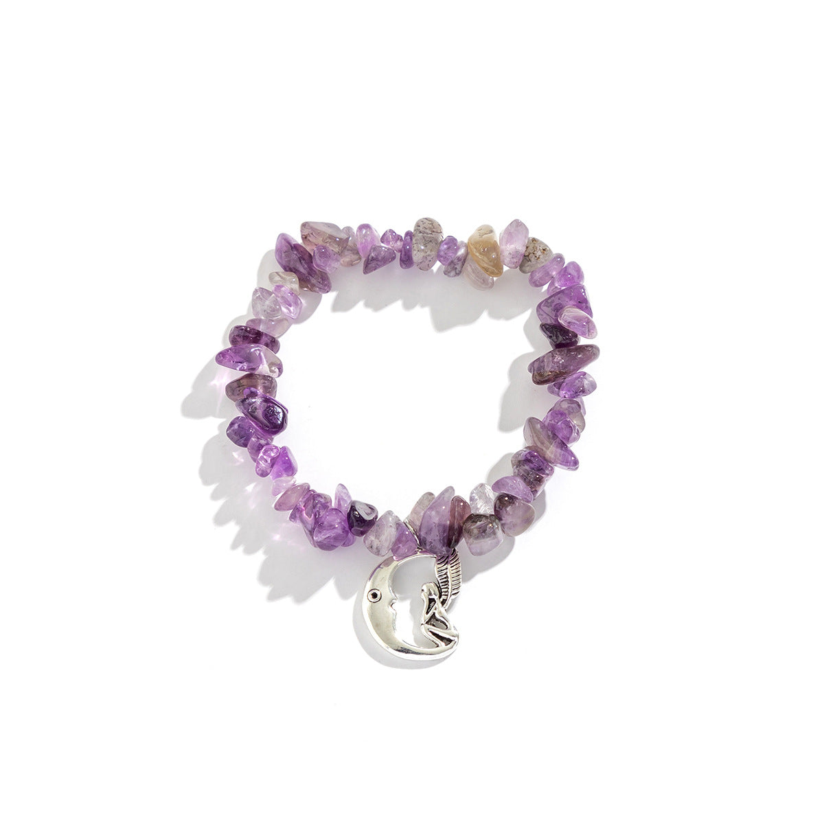 Star al por mayor Star Heart Fish Coste de piedra triturada Pulsera colorida