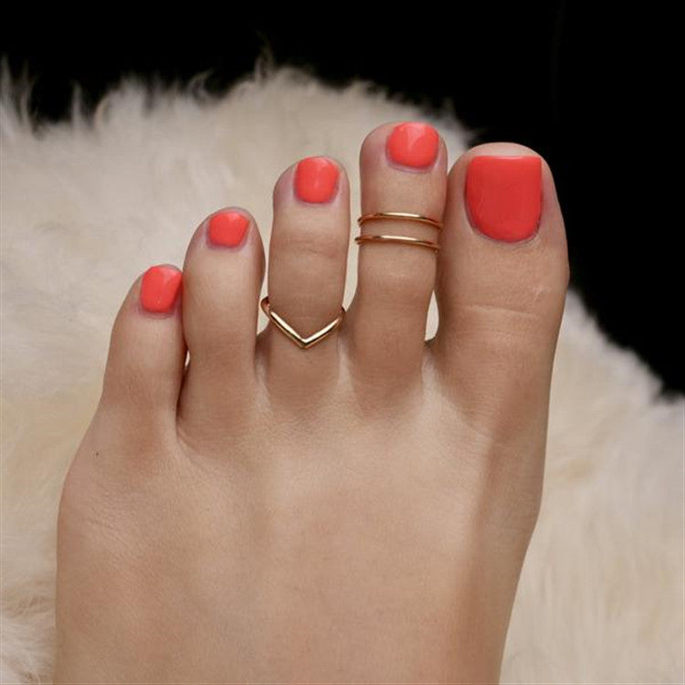 Wholesale Stainless Steel Open Adjustable Foot Ring