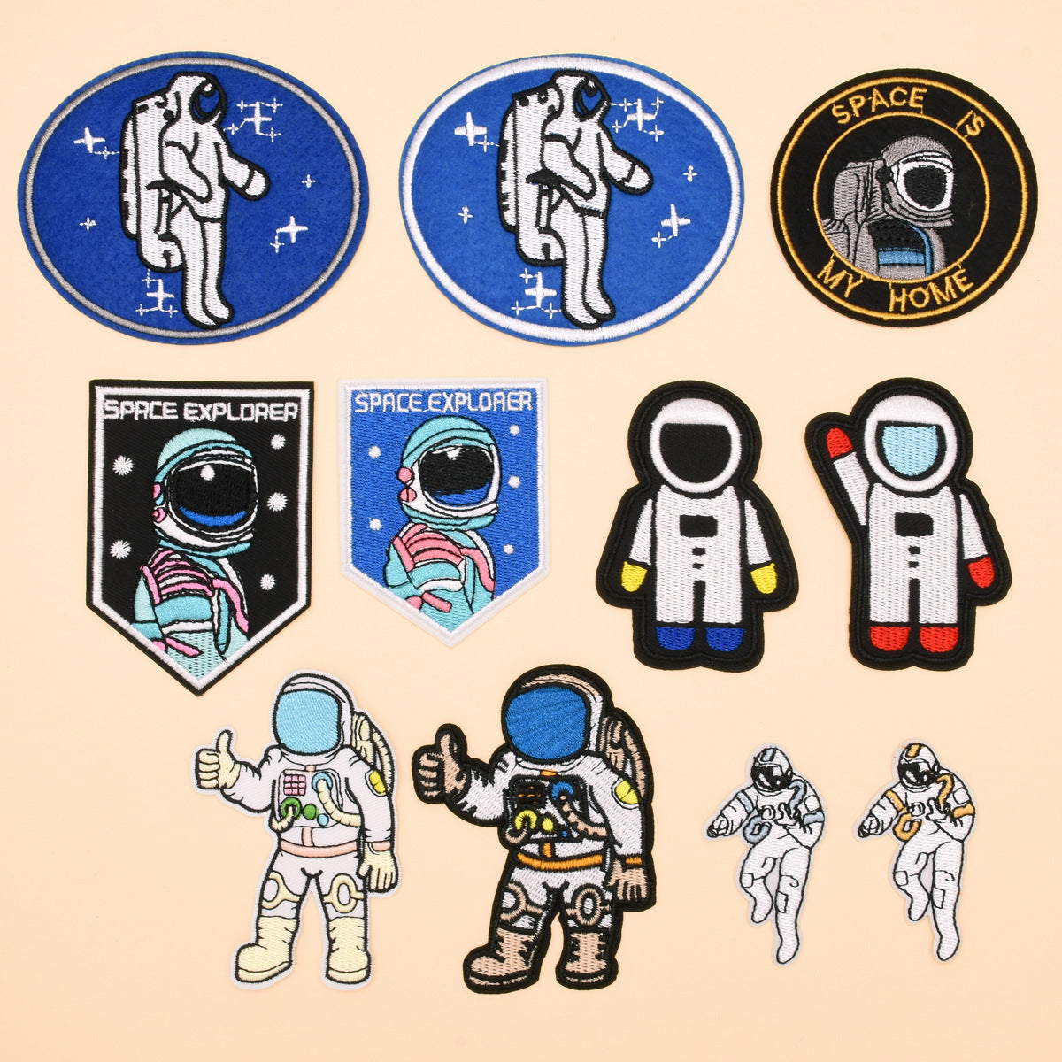 Wholesale Astronaut Air Force Diver Embroidery Patches DIY Clothing Decorative Accessory Casual Party Gift
