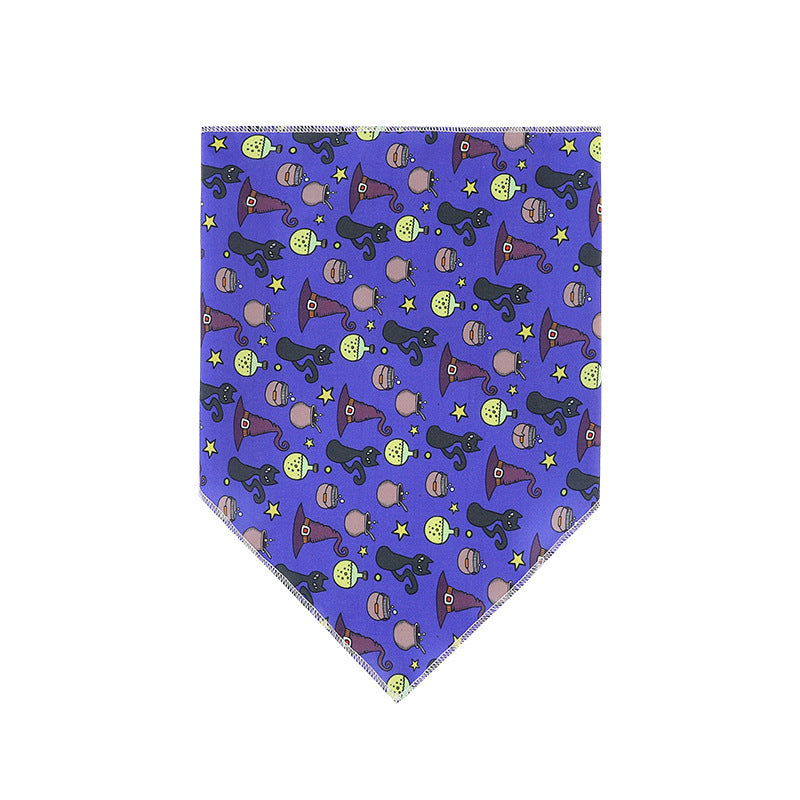 Wholesale 2PCS Halloween Cat Pet Polyester Bibs