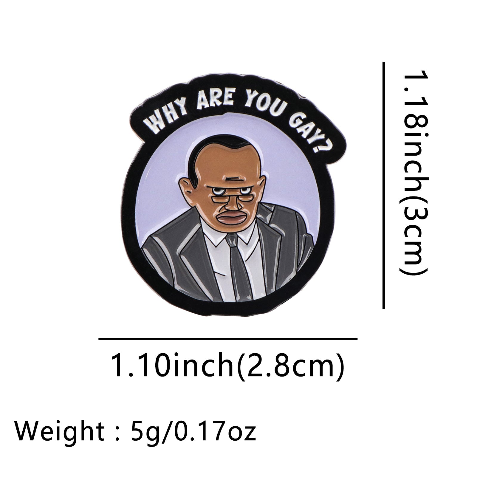 Wholesale Quote Brooch Cartoon Metal Badge English Letter Jewelry