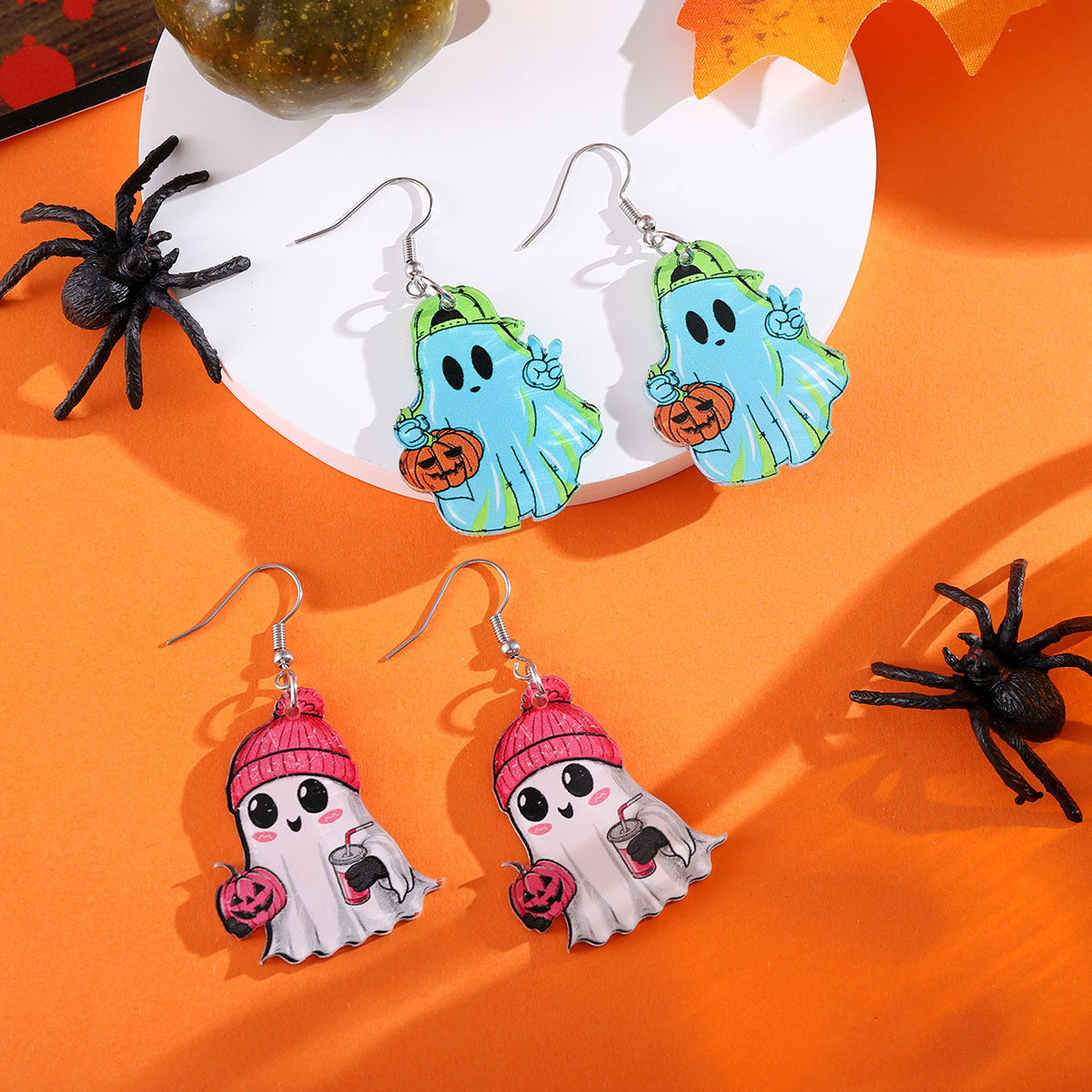 Wholesale  Acrylic Gothic Style Funny Pendant Earrings