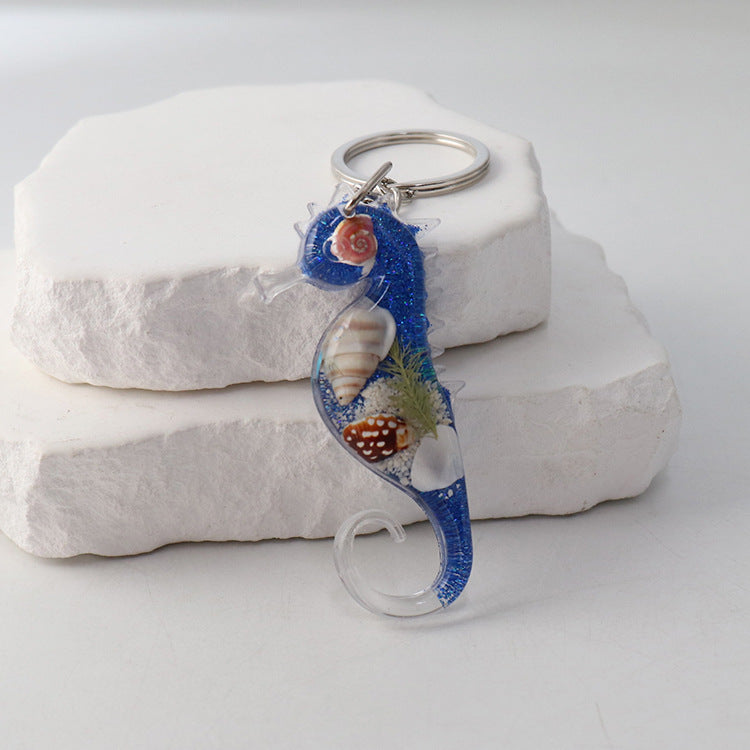 Wholesale Seahorse Keychain Marine Keychain