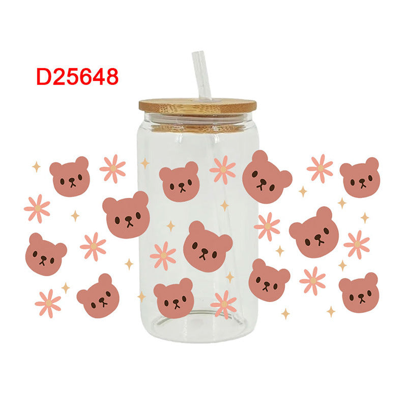 Wholesale UV Transfer Paste Glass Crystal Label Crystal Paste 16OZ UV DTF WRAPS