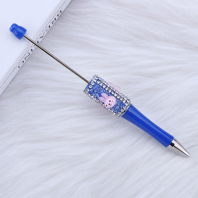 Wholesale DIY White Rabbit Sugar Bead Pen