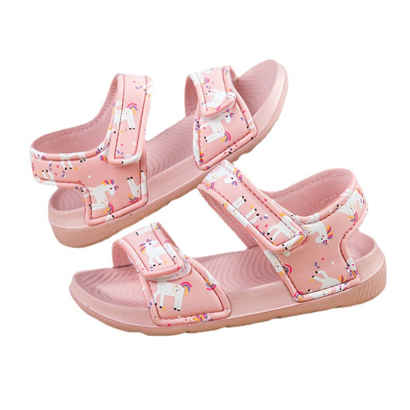 Wholesale Shoes Cute Cartoon Anti Slip EVA Kids Sandals