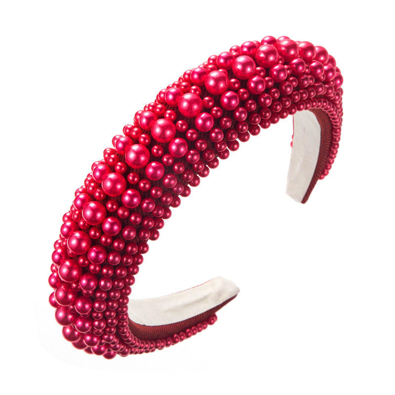 Wholesale full pearl sponge hair band hair accessories