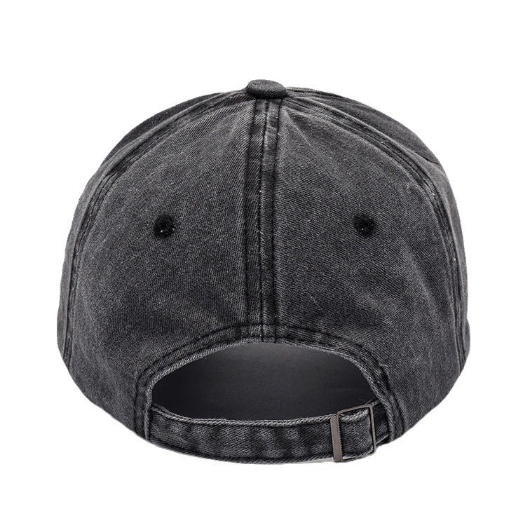 Wholesale Washed Cotton Printed Distressed Vintage Soft Top Baseball Cap
