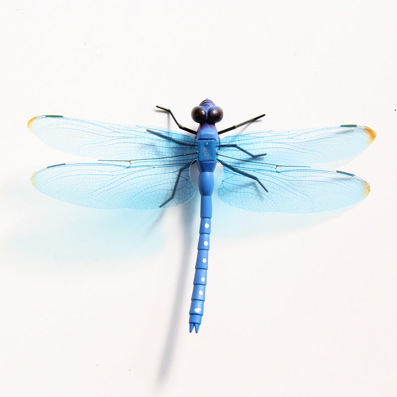 Wholesale 200pcs 12CM Simulation Dragonfly Magnetic Fridge Sticker Decoration