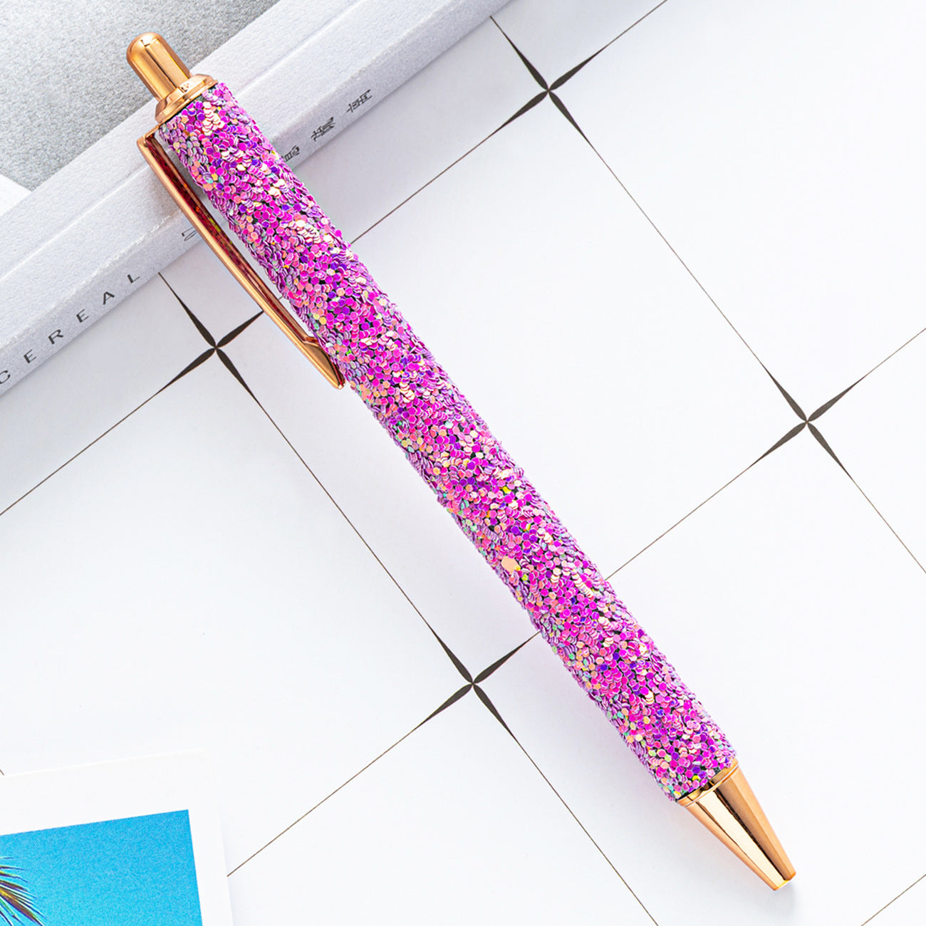 Whoelsale Pens Gold Powder Metal Pen Fashion Office Tools Teacher Gift