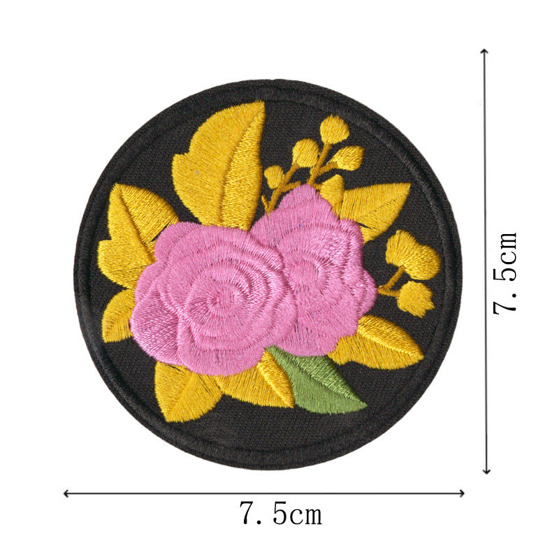 Wholesale Ethnic Style Floral Embroidery Patches Set Of 9 DIY Craft Supply For Coat Decoration Fashion Accessory Gift