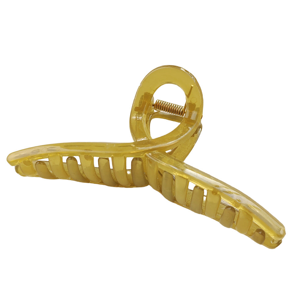 Wholesale Jelly Strap Cross Shark Clip Simple Fashion Back Head Hair Claw