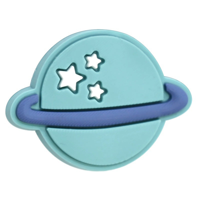 Wholesale  Random 100pcs Planet Series Soft Rubber Beads