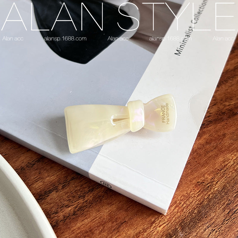 Wholesale Colorful Bow Duck Mouth Acetate Hair Clips