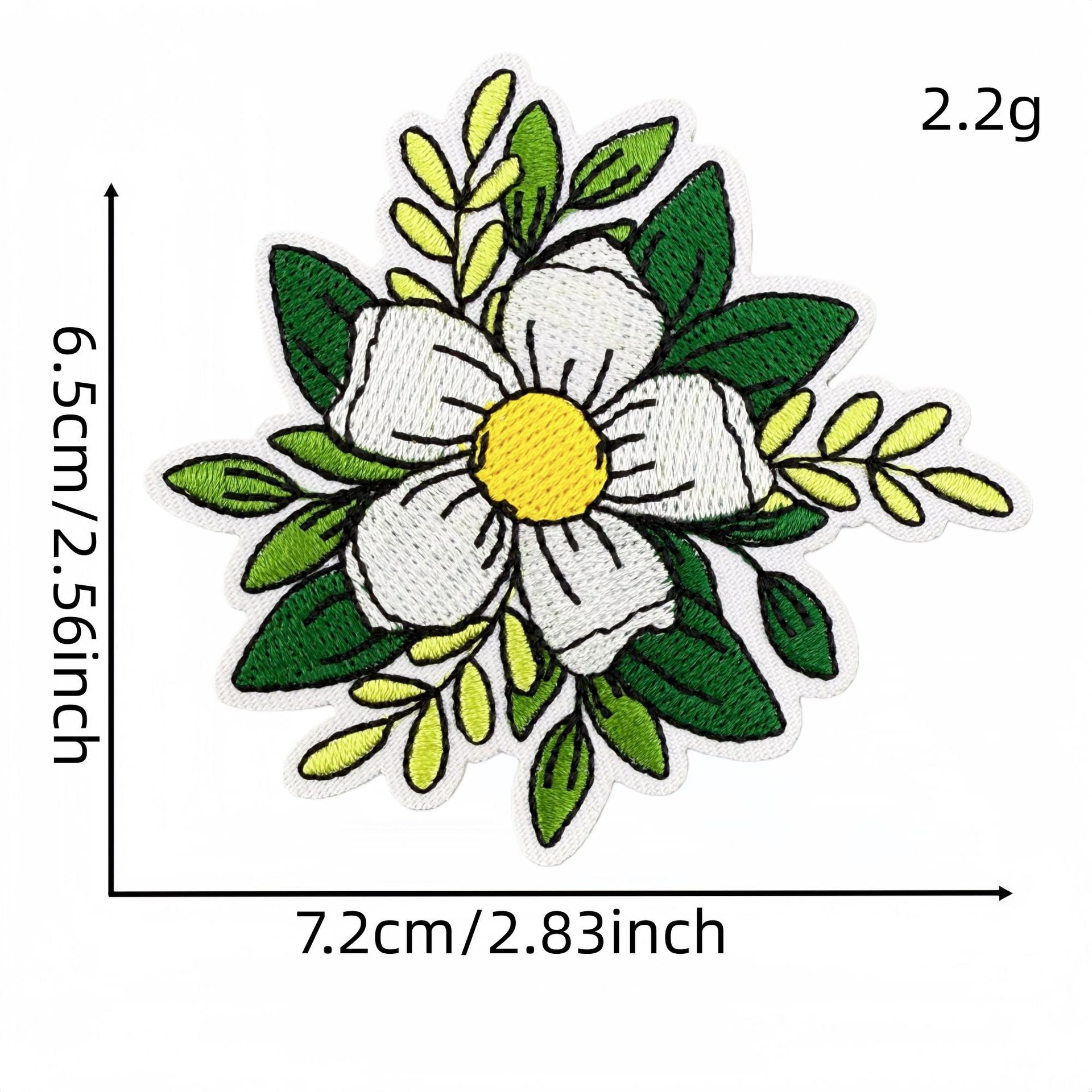 Wholesale Forest Fairy Embroidered Patches Green Macaron Design Iron On Applique Fashion Decorative Gift