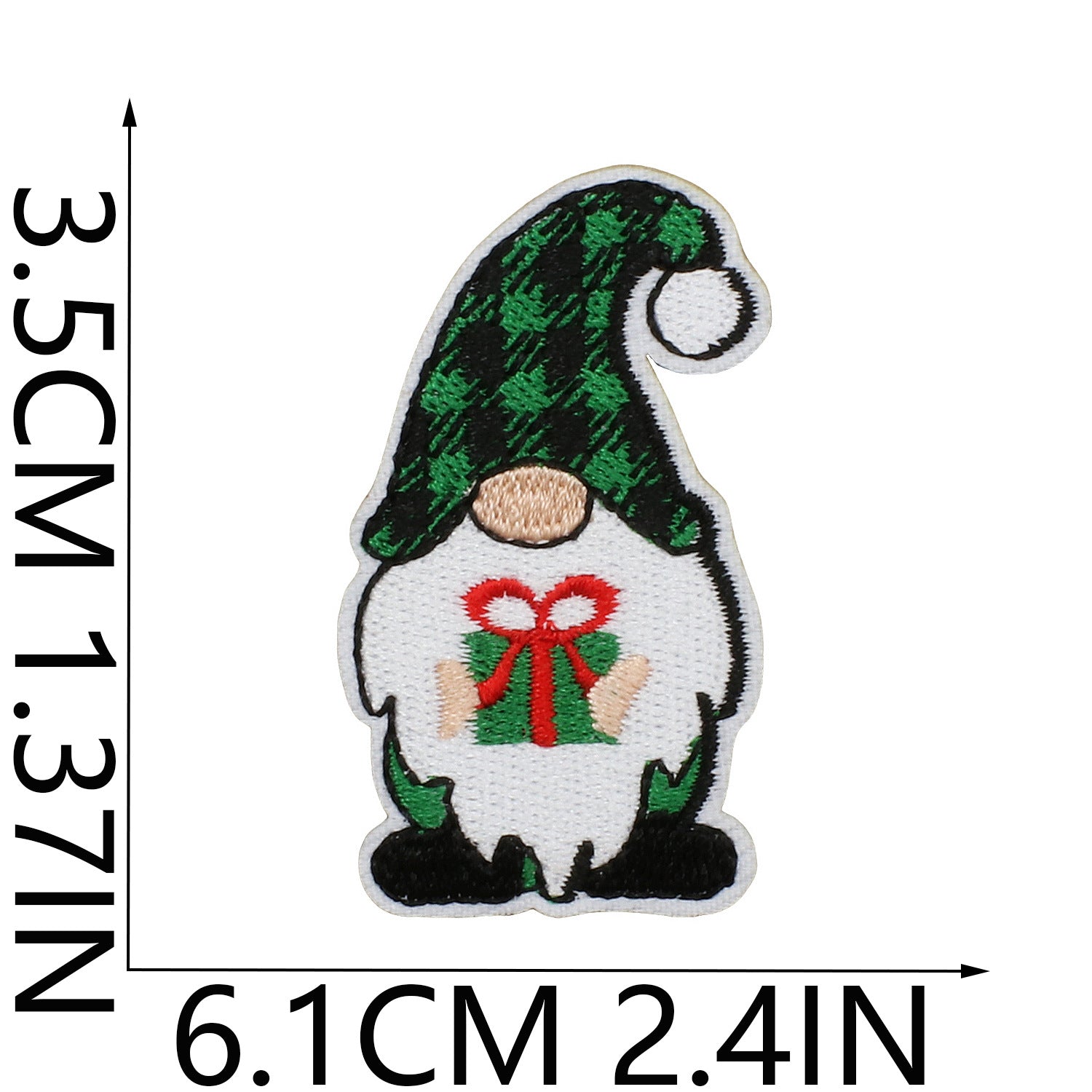 Wholesale Cartoon Christmas Embroidery Patches Festive Tree Snowman Designs Polyester Thread Decorative Accent For Clothing Bags DIY Projects