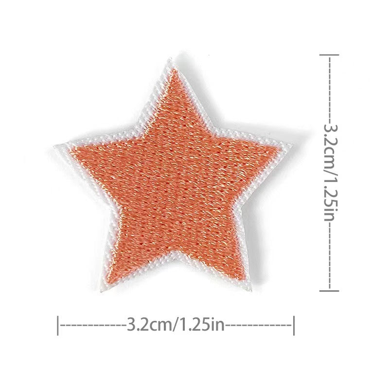 Wholesale Embroidered Star Patches 36 Pack Sew On Appliques For Clothing And Towels Fashion Accessory DIY Gift Resale