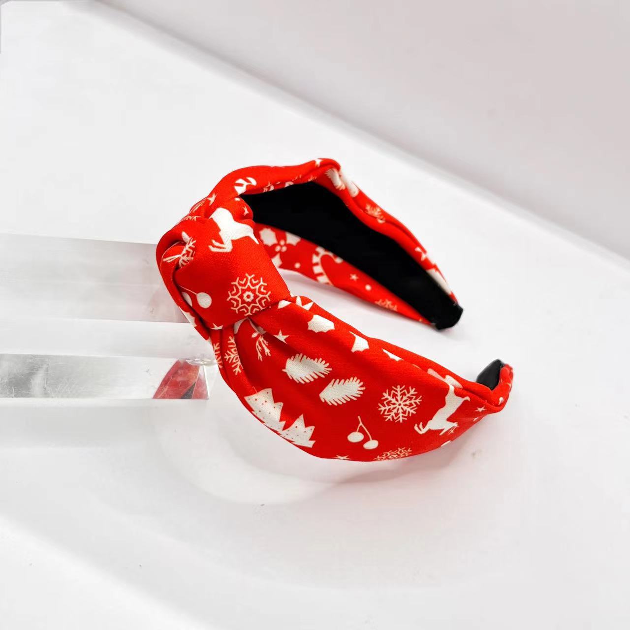 Wholesale Christmas three-dimensional fabric all-match headband