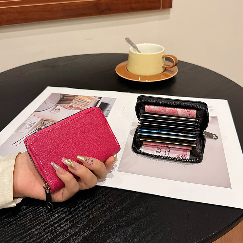 Wholesale Anti demagnetization multi card slot large capacity multifunctional zero wallet