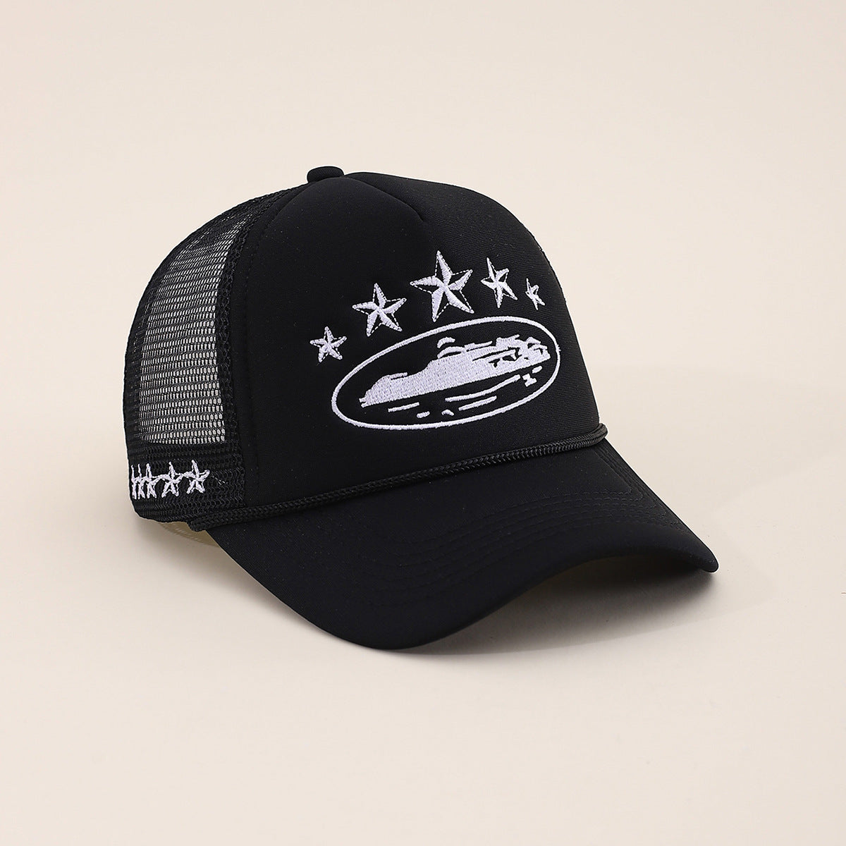 Wholesale Alcatraz Embroidered Trucker Hat,  Sunshade Baseball Cap