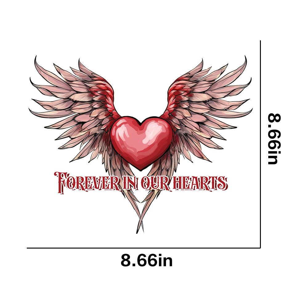 Wholesale 10pcs Angel Wings UV DTF Ready to Press Transfers Wraps