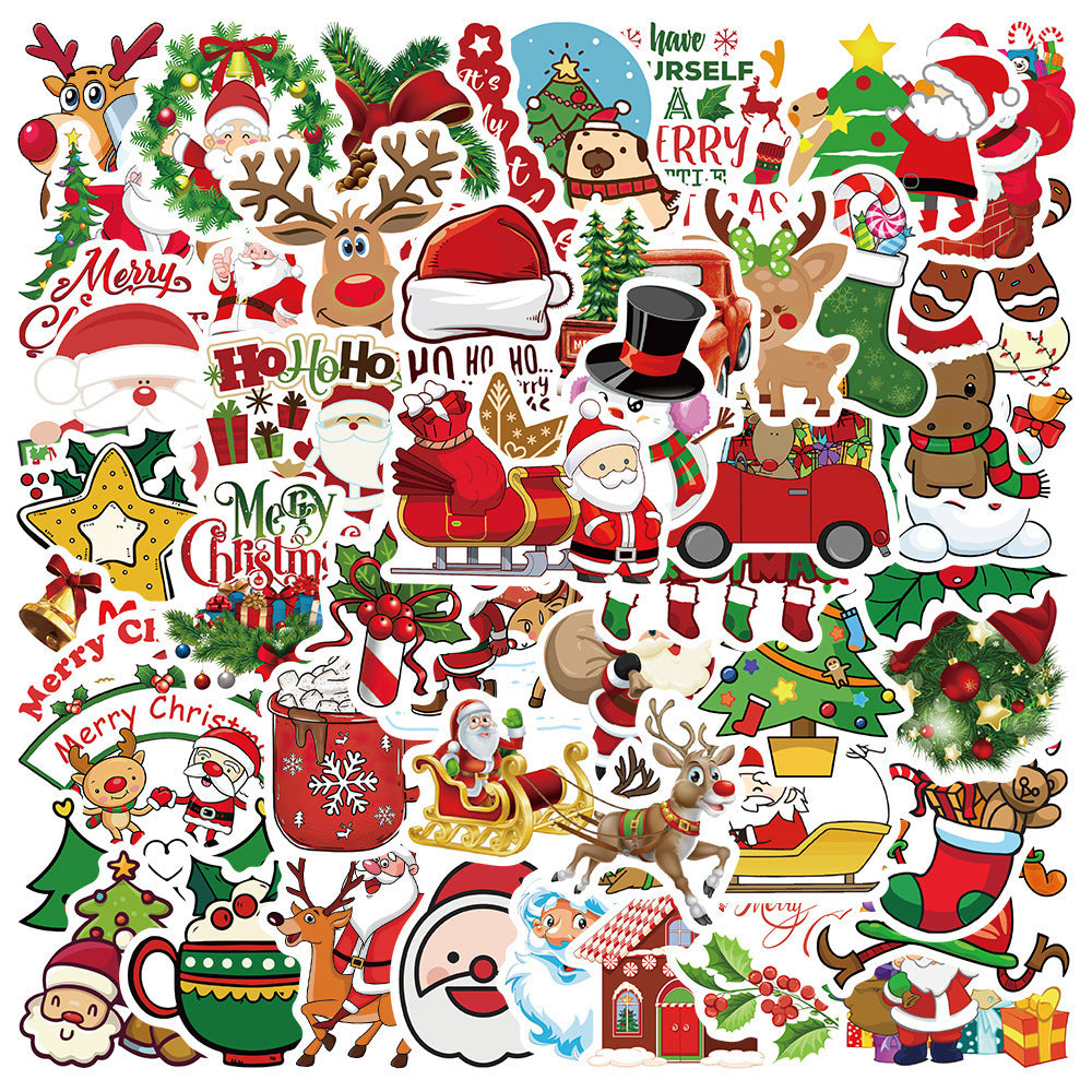 Wholesale 50pcs Christmas series stickers
