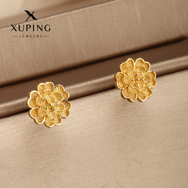 Wholesale Fairy Style Plants Flowers Vintage Simple Style Design Earstuds