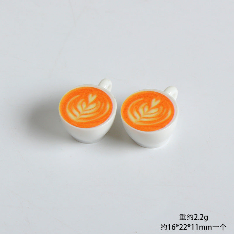 Wholesale Miniature Doll House Ornaments  Latte Art Coffee Cups  Doll Accessories