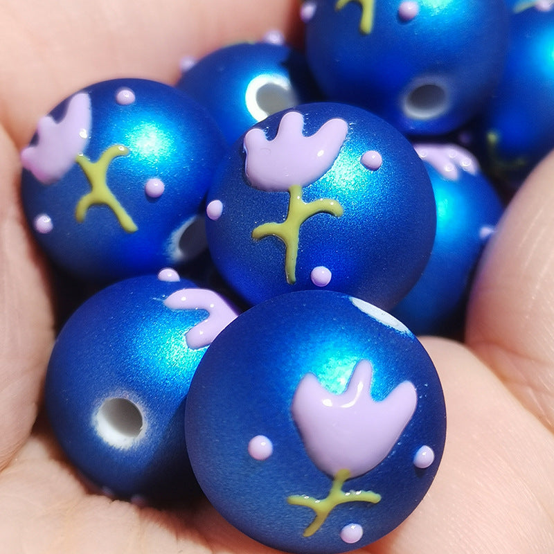 Wholesale Cartoon Pattern Acrylic Beads