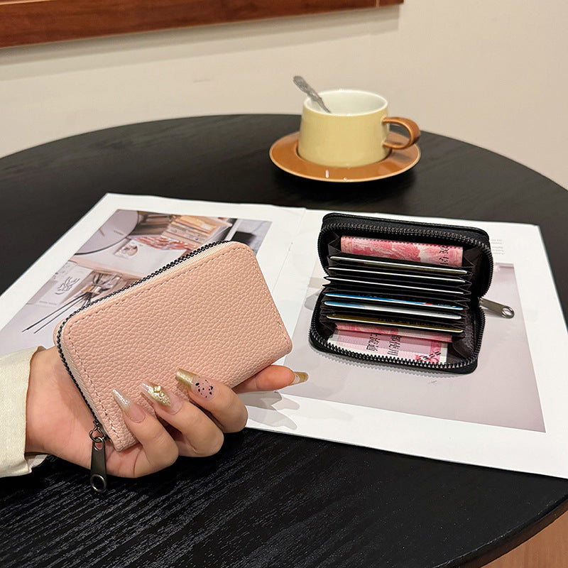 Wholesale Anti demagnetization multi card slot large capacity multifunctional zero wallet