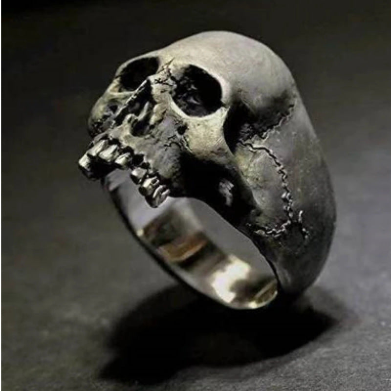 Wholesale Skull Rock Gothic Punk Ring Men